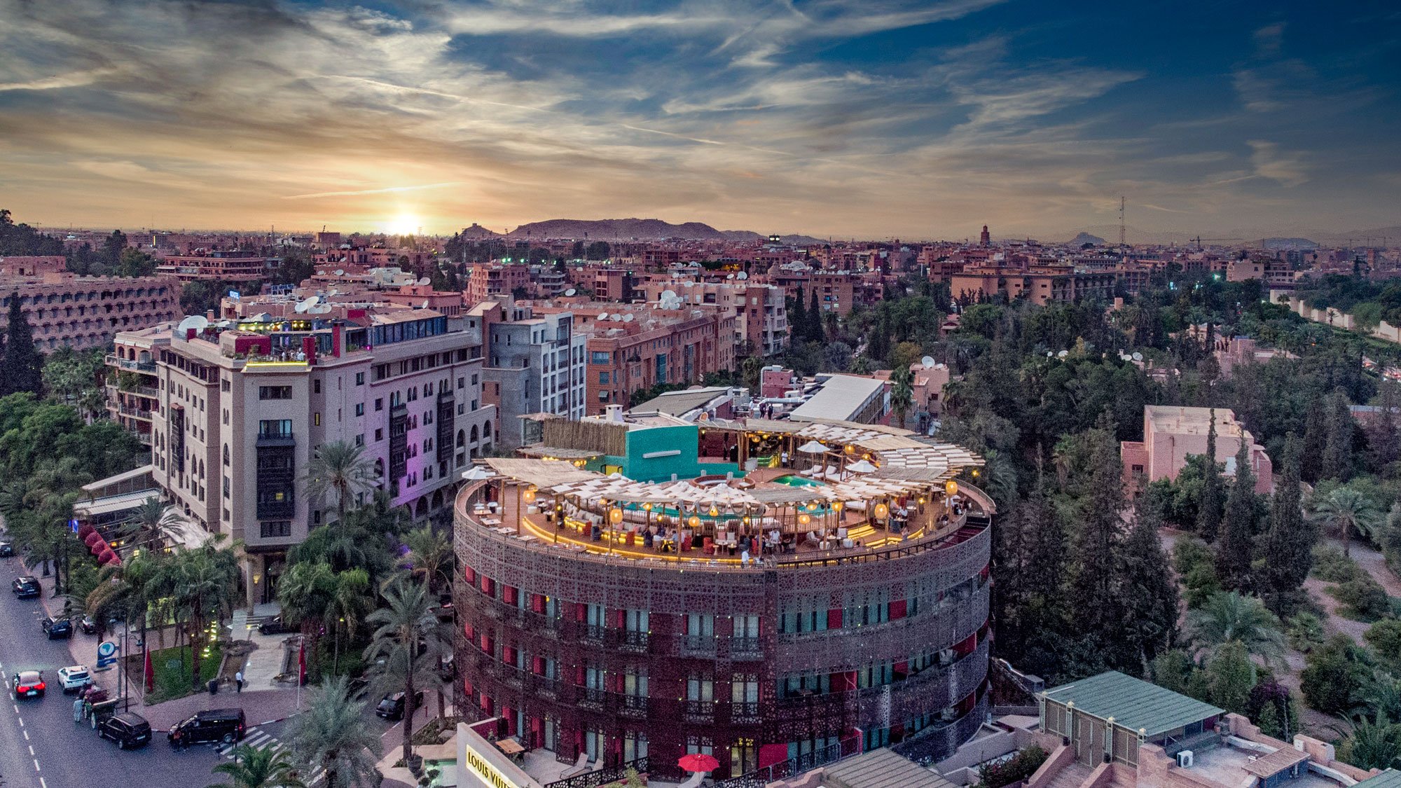 Nobu Hotel Marrakech Aerial View